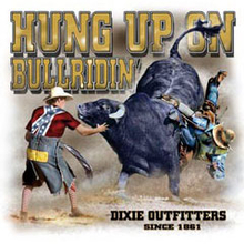 5445L HUNG UP ON BULLRIDIN