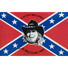 Polyester 3X5 - Hank Jr. Rebel Flag 